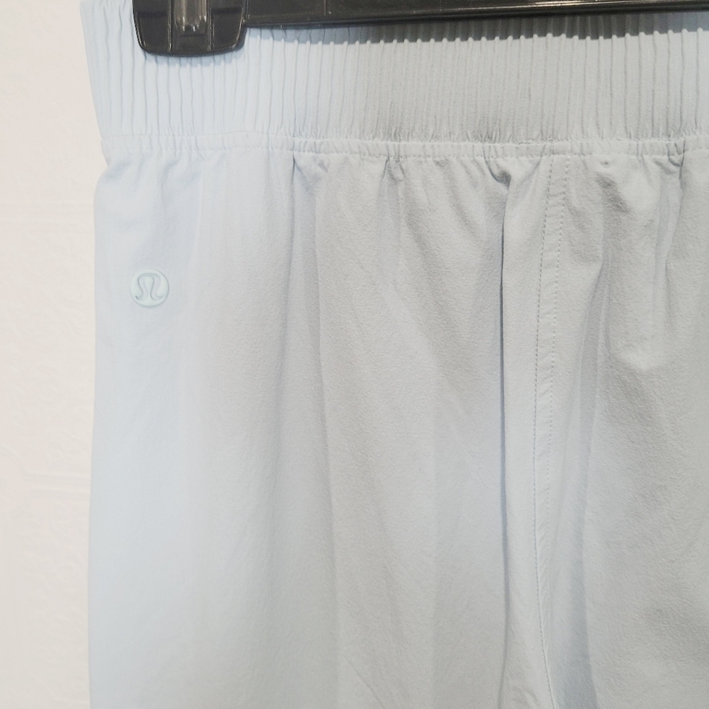Lululemon Stretch Woven Wide-leg High-Rise Pant powder blue size small - Picture 10 of 13